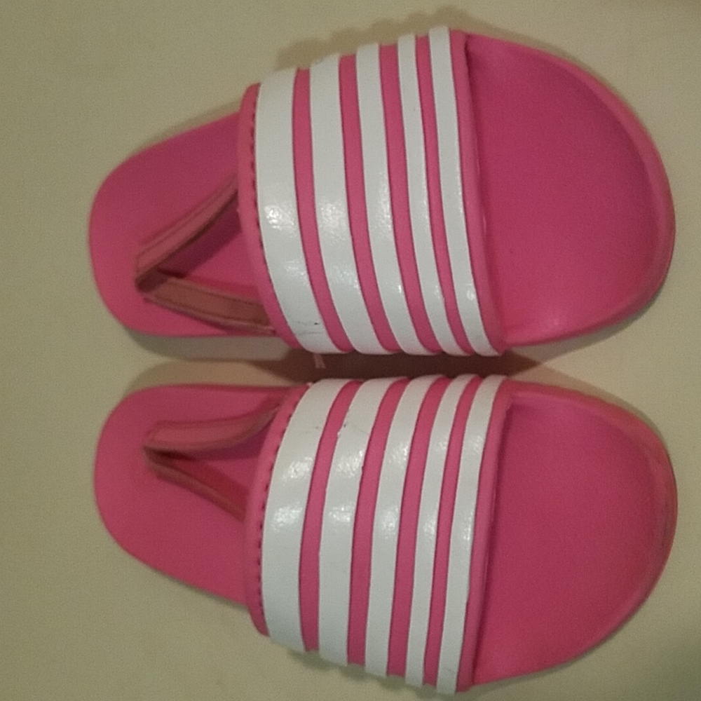 Girls Sandals Pink & White size 11/12